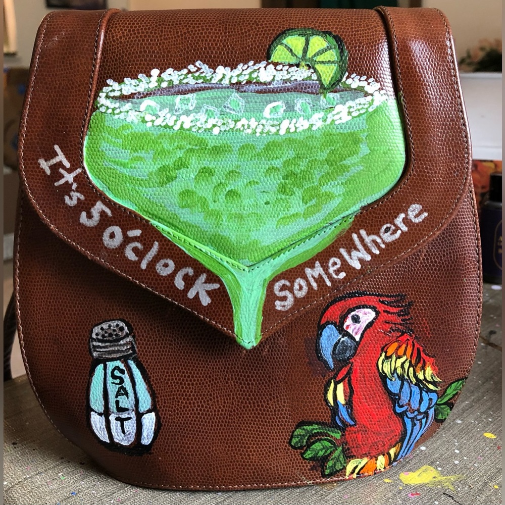Frenchy of California Hand Painted Bag